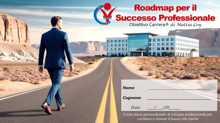 il percorso di obiettivo carriera per aiutarti verso il tuo successo professionale