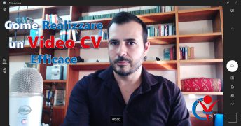 Mattia Loy si appresta a realizzare un video CV come esempio per Obiettivo Carriera e per aiutare a trovare lavoro
