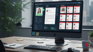 Computer che mostra un ATS, un CV accettato e altri scartati, simboleggiando come vincere i sistemi automatici di selezione del personale.